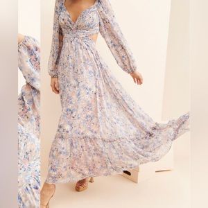 ASTR manny cut of maxi dress